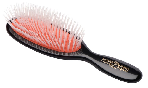 Mason Pearson Pocket Nylon Hairbrush N4 - Dark Ruby