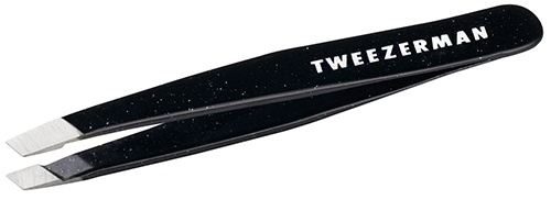 Tweezerman Mini Slant Tweezer -  Dusted Onyx