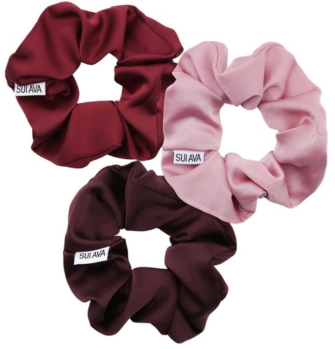 SUI AVA 3-Pack Ribbon Scrunchies