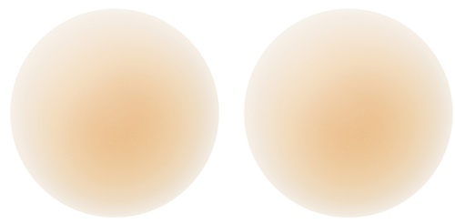 NOOD No-Show Adhesive and Reusable Round Nipple Covers No.3 Buff / 4in.