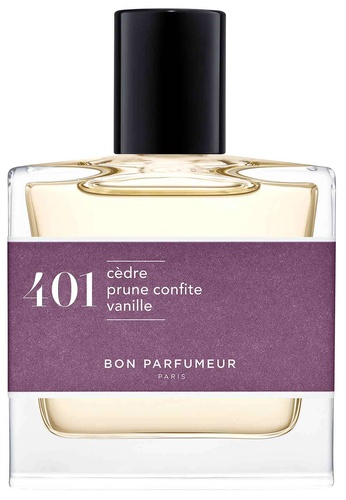 BON PARFUMEUR 401 cedar, plum marmalade, vanilla