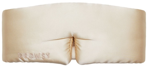 Drowsy Champagen Gold Silk Sleep Mask
