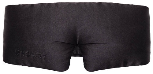 Drowsy Black Jade Eyelash Protecting Silk Sleep Mask