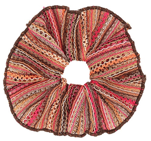 SUI AVA Saint Tropez Scrunchie - Brown