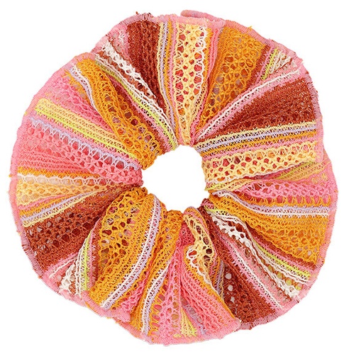 SUI AVA Saint Tropez Scrunchie -Pink