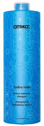 amika hydro rush intense moisture shampoo 1000ml