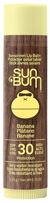 Sun Bum Original SPF 30 Sunscreen Lip Balm Banana