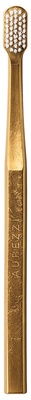 AUREZZI Toothbrush - Medium Gold/White