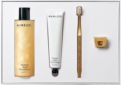AUREZZI Gift Box - Soft Gold/White