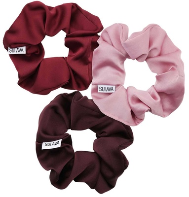 SUI AVA 3-Pack Ribbon Scrunchies