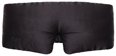 Drowsy Black Jade Eyelash Protecting Silk Sleep Mask