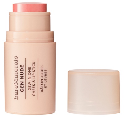 bareMinerals GEN NUDE Dew in One Cheek & Lip Stick Call My Blush