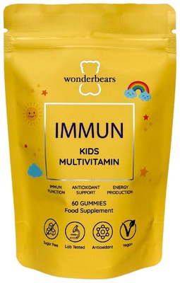 Wonderbears IMMUN -Kids Multivitamin Pouch 60 Stück 