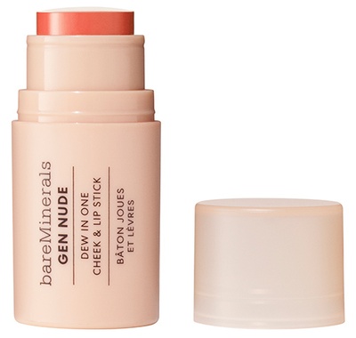 bareMinerals GEN NUDE Dew in One Cheek & Lip Stick Just Peachy
