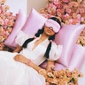Slip slip pure silk contour sleep mask posie