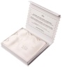 Slip Pure Silk Queen Pillowcase with scalloped edge - white