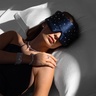 Drowsy Silk Sleep Mask - Midnight Blue