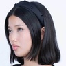 SUI AVA Floral Gleam Headband - Black