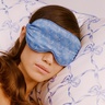 Slip slip pure silk contour sleep mask bluebelle
