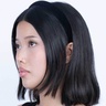 SUI AVA Velvet Headband - Black Shimmer
