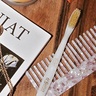 C.O. Bigelow Natural Bristle Toothbrush, Ivory Pearl Medium Bristle