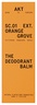AKT London The Deodorant Balm