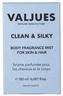 VALJUES Clean & Silky Bodyspray 180 ml