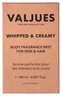 VALJUES WHIPPED & CREAMY BODYMIST 80 ml