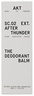 AKT London The Deodorant Balm