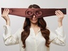 Drowsy Cocoa Glow Eyelash Protecting Silk Sleep Mask