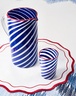 AQUAZURRA WAVE PLACEMAT - RED AND WHITE