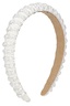 SUI AVA Perlé Headband Small - White