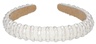 SUI AVA Perlé Headband Small - White